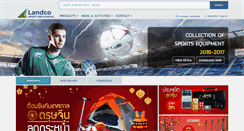 Desktop Screenshot of landco-sportland.com